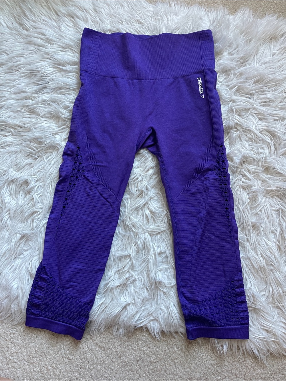 Gymshark women’s Deep Purple Seamless Leggings